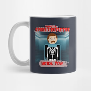 There's a Spooky Skeleton Inside You Funny Mug